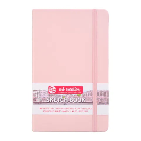 Talens Art Creations Sketchbook 140gsm 13 x 21cm Pastel Pink