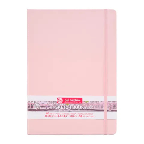 Talens Art Creations Sketchbook 140gsm A4 Pastel Pink