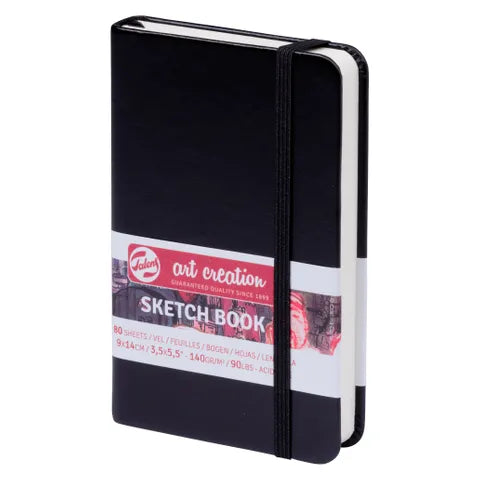 Talens Art Creations Sketchbook 140gsm 9 x 14cm Black