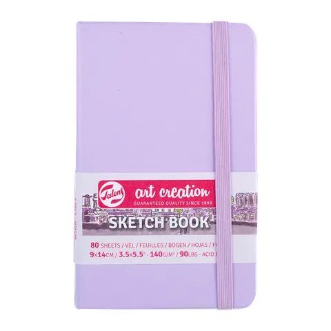 Talens Art Creations Sketchbook 140gsm 9 x 14cm Pastel Violet
