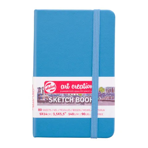 Talens Art Creations Sketchbook 140gsm 9 x 14cm Lake Blue