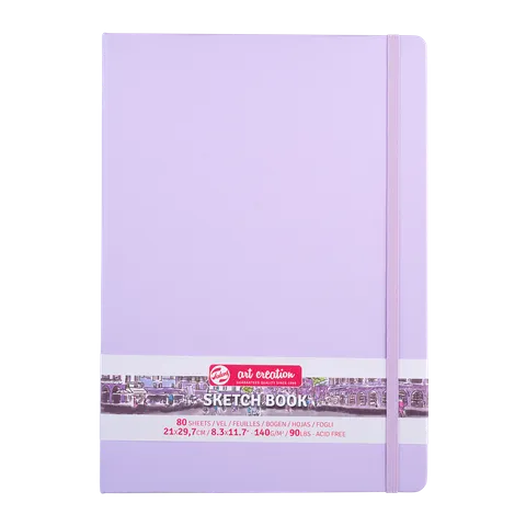 Talens Art Creations Sketchbook 140gsm A4 Pastel Violet