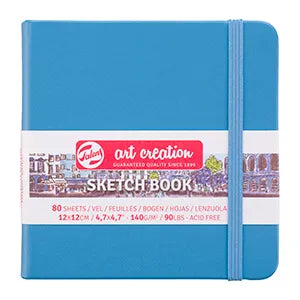 Talens Art Creations Sketchbook 140gsm 12 x 12cm Lake Blue