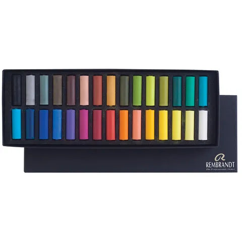 Rembrandt Soft Pastel Set 30 Half Sticks General Selection