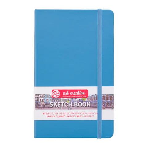 Talens Art Creations Sketchbook 140gsm 13 x 21cm Lake Blue