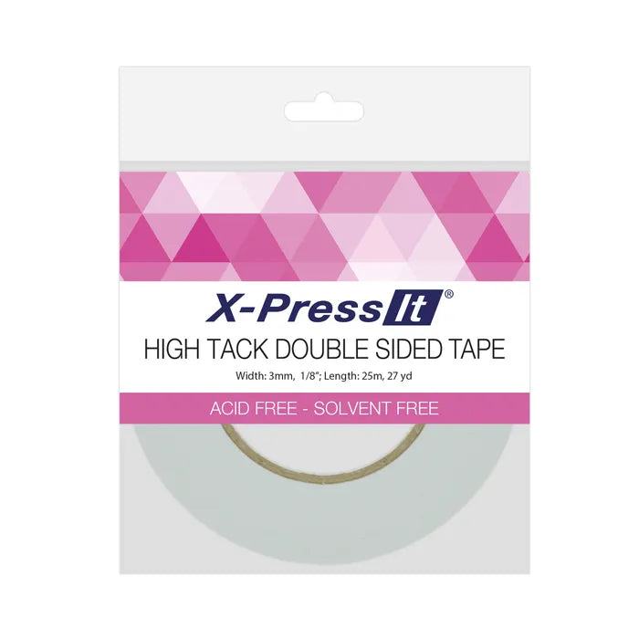 X-Press It High Tack Double Sided Tape 3mm x 25m