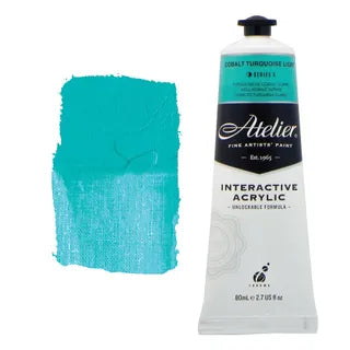 Atelier Interactive 80ml Cobalt Turquoise Light