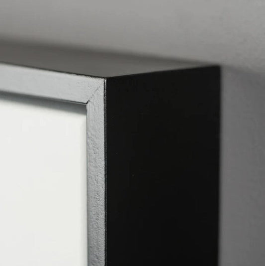 Floater Frame for CreateArt Thick Edge Canvas In BLACK VIC ASH - Frame Only - theartshop.com.au