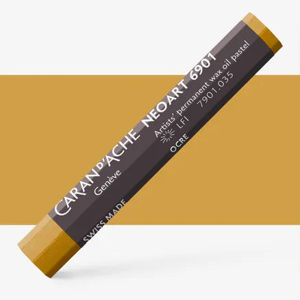 Caran d'Ache 6901 Neoart Wax Oil Pastel 035 Ochre