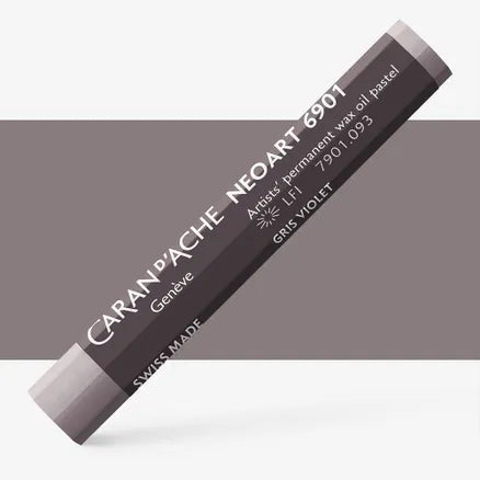 Caran d'Ache 6901 Neoart Wax Oil Pastel 093 Violet Grey