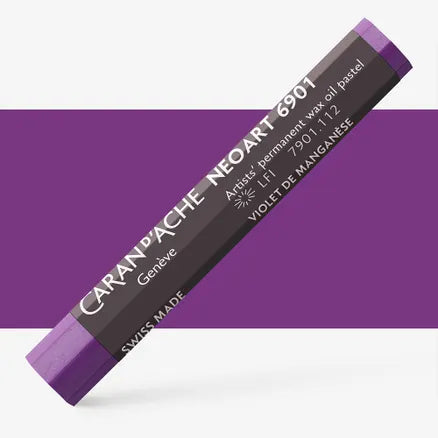 Caran d'Ache 6901 Neoart Wax Oil Pastel 112 Manganese Violet