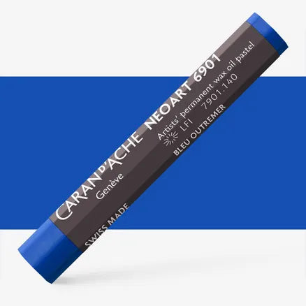 Caran d'Ache 6901 Neoart Wax Oil Pastel 140 Ultramarine