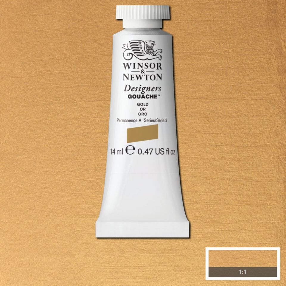 Winsor & Newton Designers Gouache 14ml Gold Imitation