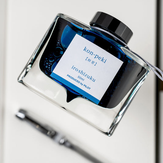 Pilot Iroshizuku Ink 50ml Kon-peki / Deep Cerulean Blue