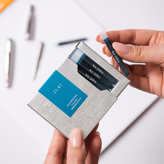 Pilot Iroshizuku Ink Fountain Pen Cartridges Ku-jaku / Peacock 6 Pack