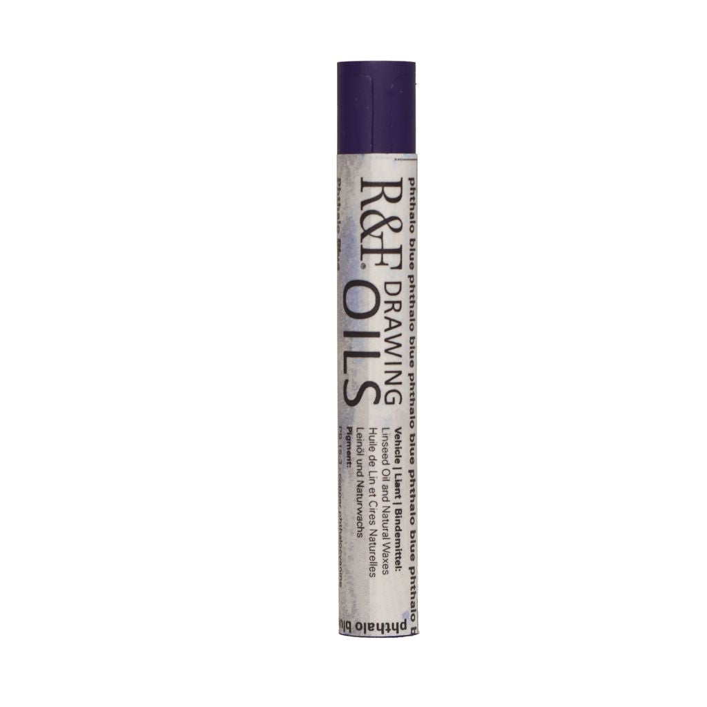 R&F Drawing Oils 12ml Phthalo Blue