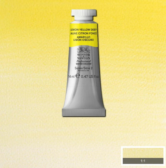 Winsor & Newton Artists' Watercolour 14ml Lemon Yellow Deep
