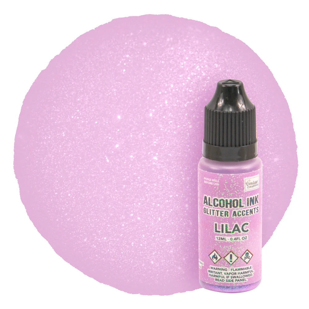 Couture Creation Alcohol Ink 12ml Glitter Lilac SALE