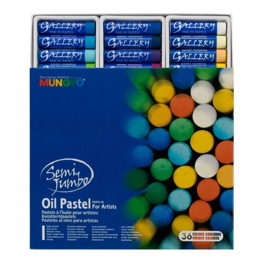 Mungyo Semi Jumbo Oil Pastels Set 36