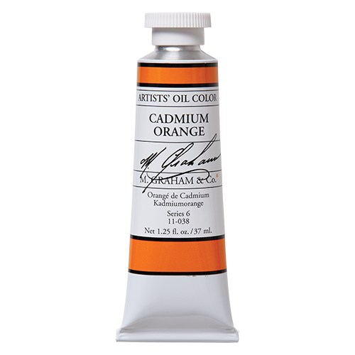 M Graham Oil 37ml Cadmium Orange