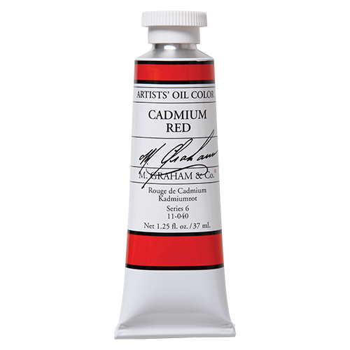 M Graham Oil 37ml Cadmium Red