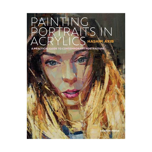 Painting Portraits in Acrylics Book by Hashim Akib