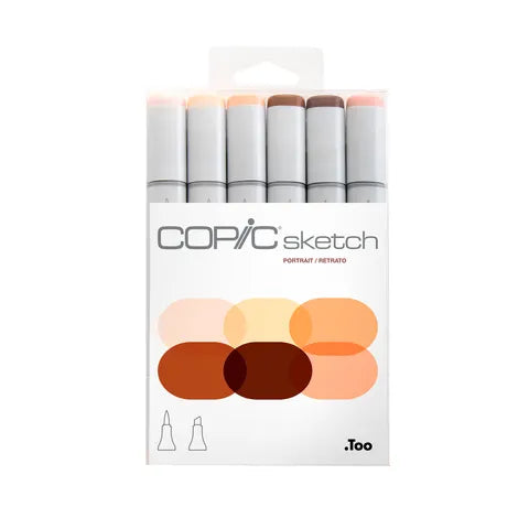 Copic Sketch Set 6 - Portrait Skin Tones