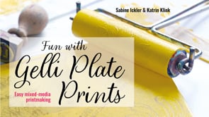 Fun with Gelli Plate Prints Book By Sabine & Katrin