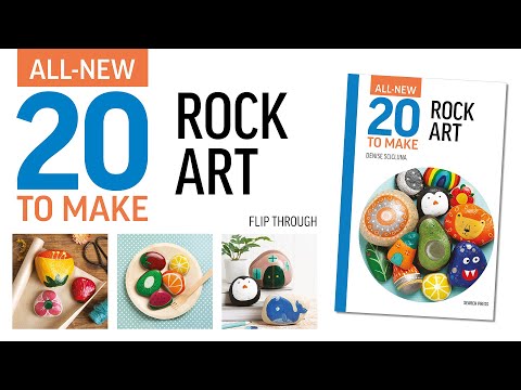 All New Twenty to Make: Rock Art Book By Denise Scicluna
