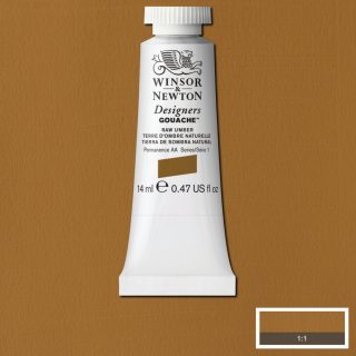 Winsor & Newton Designers Gouache 14ml Raw Umber