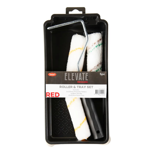 Jasart Elevate Red Roller & Tray Set 5 Piece
