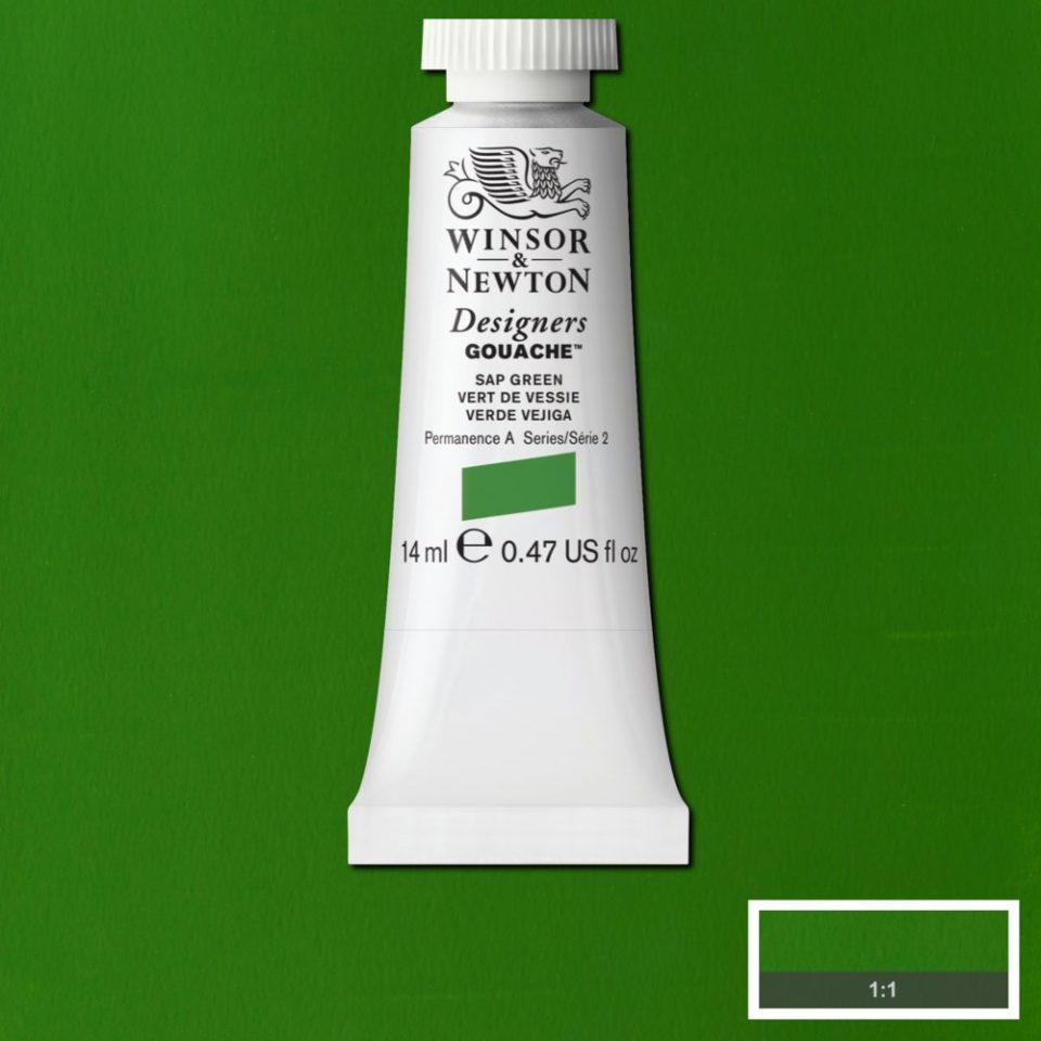 Winsor & Newton Designers Gouache 14ml Sap Green