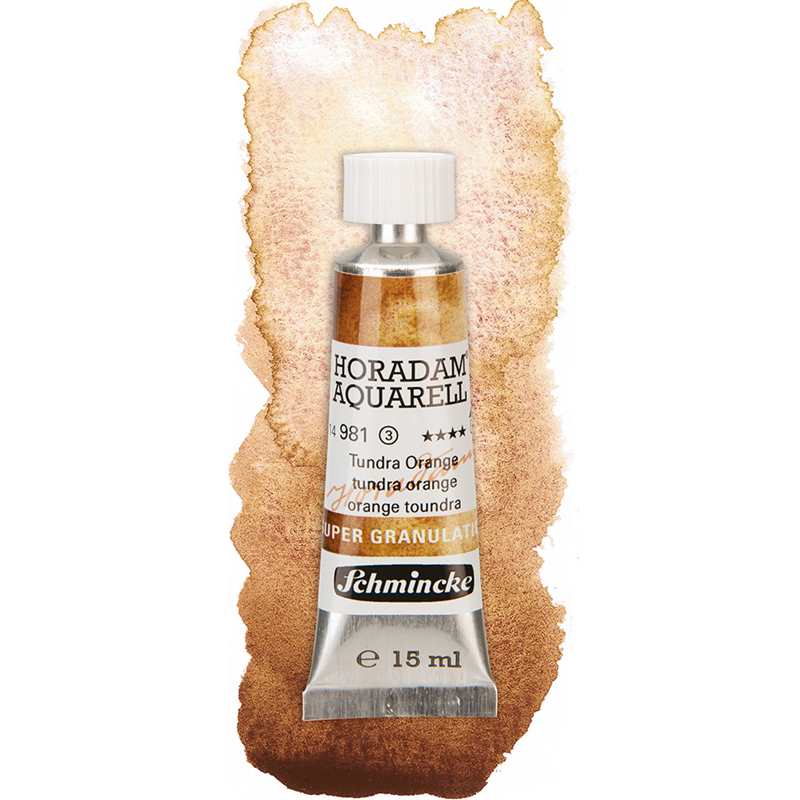 Schmincke Horadam Watercolour Supergranulating 15ml 981 Tundra Orange