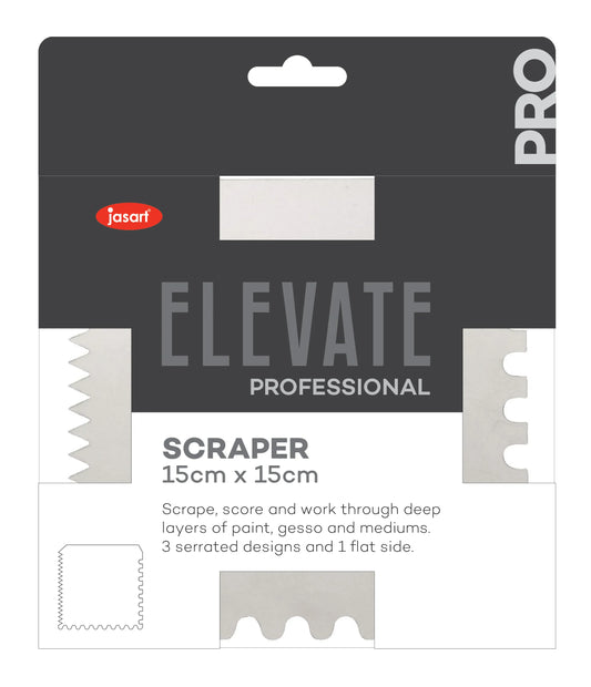 Jasart Elevate Professional Scraper 15 x 15cm