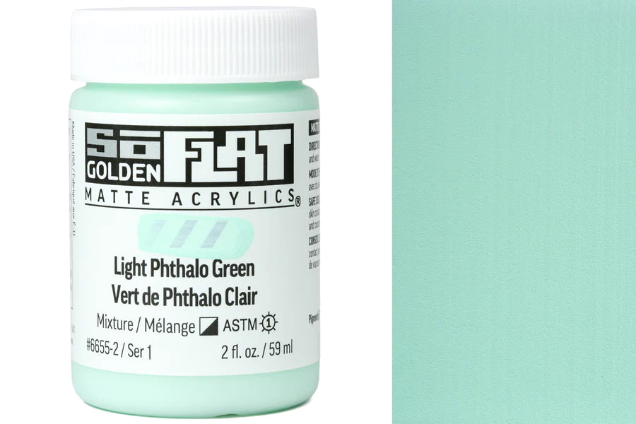 Golden SoFlat 59ml Light Phthalo Green