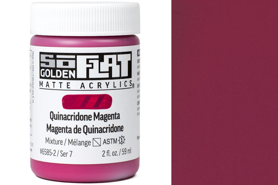 Golden SoFlat 59ml Quinacridone Magenta