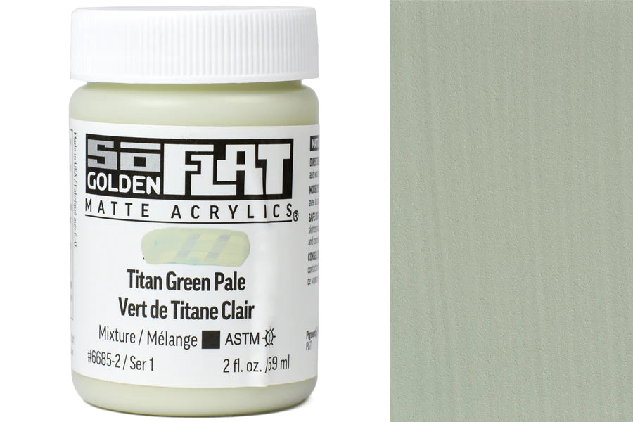 Golden SoFlat 59ml Titan Green Pale