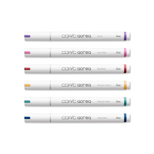 Copic Acrea Paint Marker Set 6 Deep