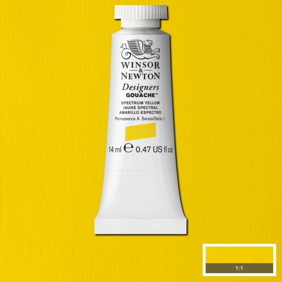 Winsor & Newton Designers Gouache 14ml Spectrum Yellow