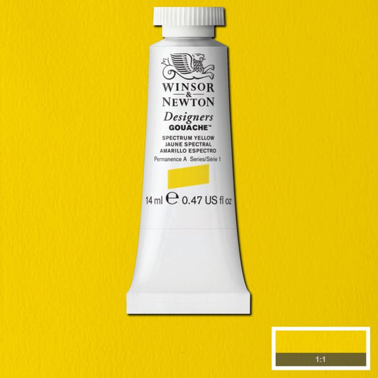 Winsor & Newton Designers Gouache 14ml Spectrum Yellow