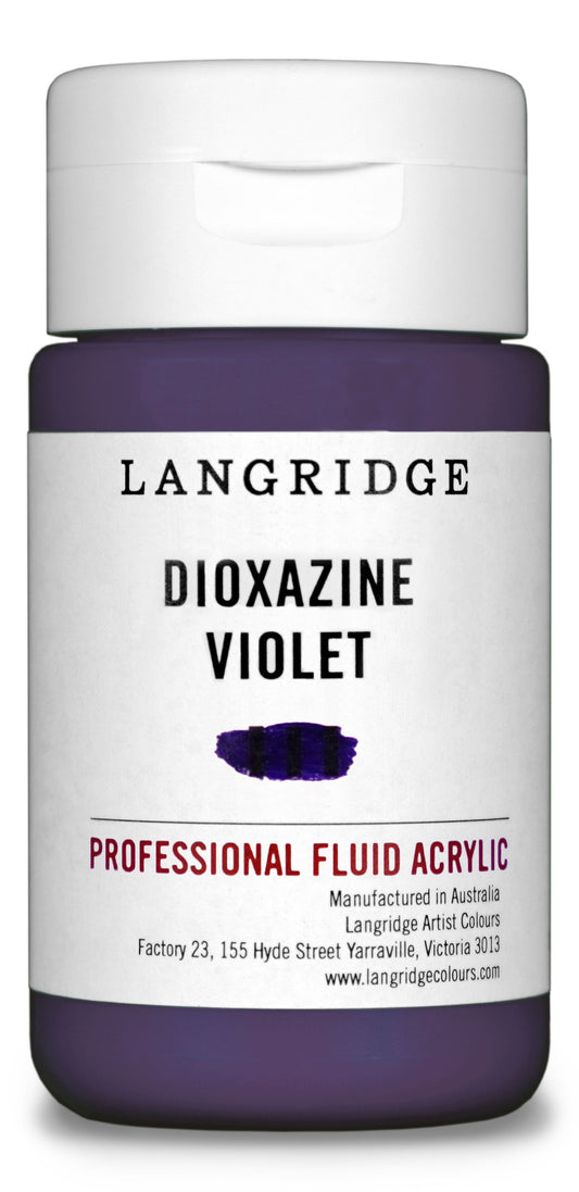 Langridge Fluid Acrylic 125ml Series 4 Dioxazine Violet