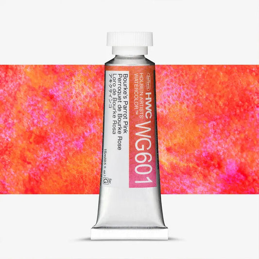 Holbein Artist Watercolour 15ml Granulating Bourke's Parrot Pink