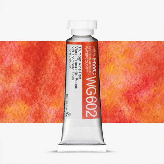 Holbein Artist Watercolour 15ml Granulating Trumpet Vine Red