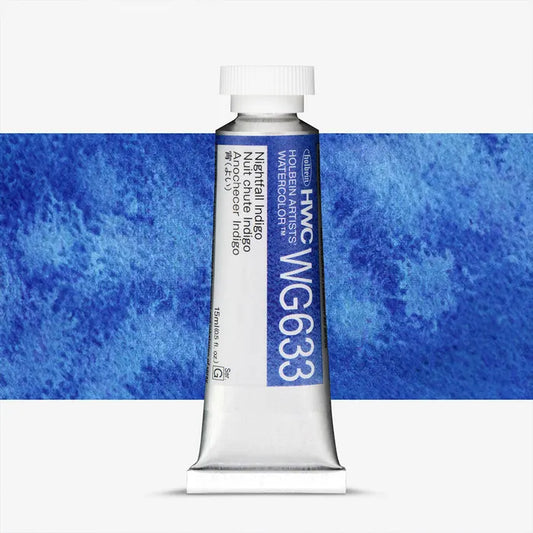 Holbein Artist Watercolour 15ml Granulating Nightfall Indigo