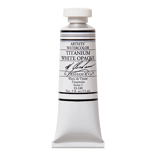 M Graham Watercolour 15ml Series 1 Titanium White Opaque