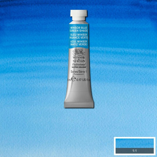 Winsor & Newton Artists' Watercolour 5ml Winsor Blue (Green Shade)
