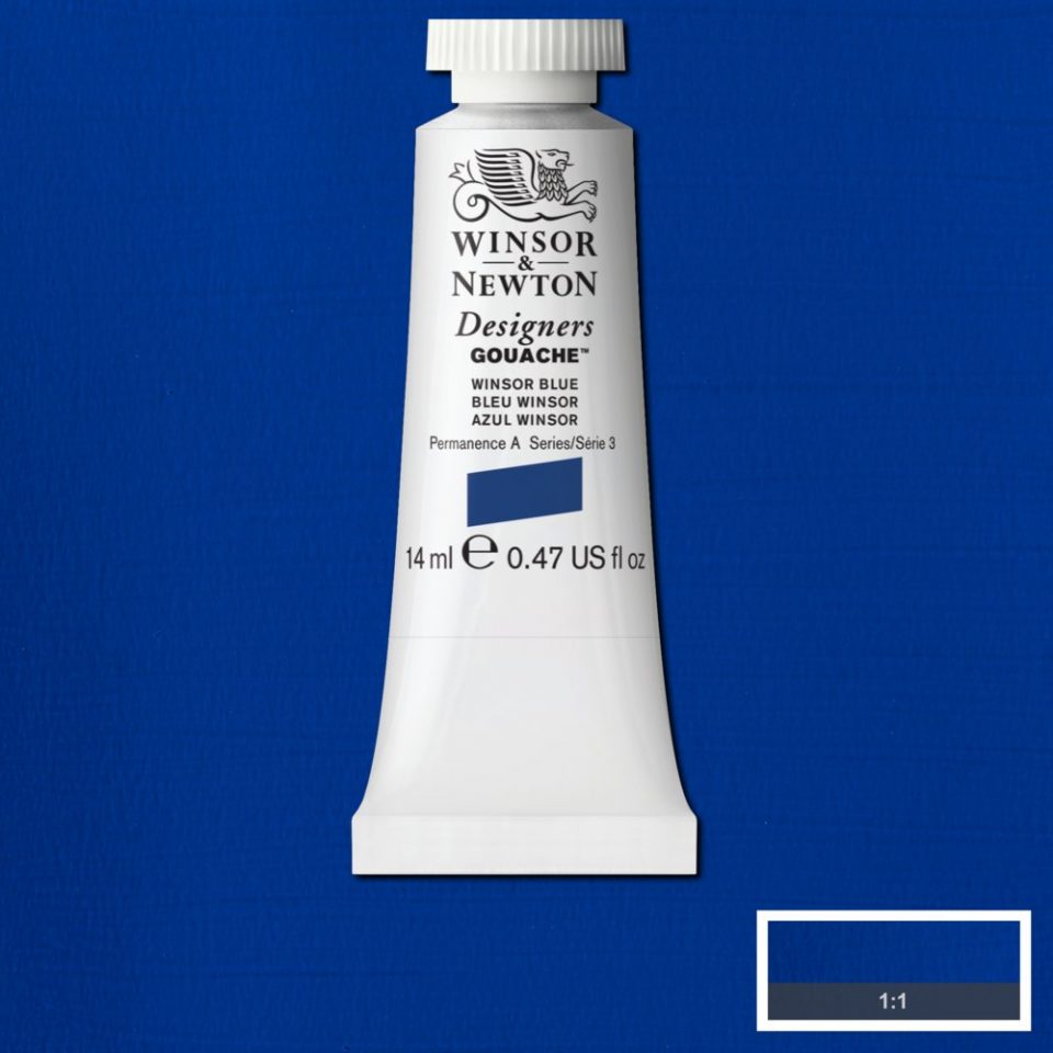 Winsor & Newton Designers Gouache 14ml Winsor Blue
