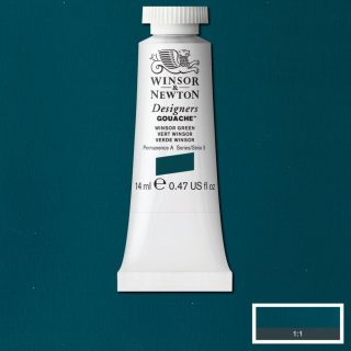 Winsor & Newton Designers Gouache 14ml Winsor Green