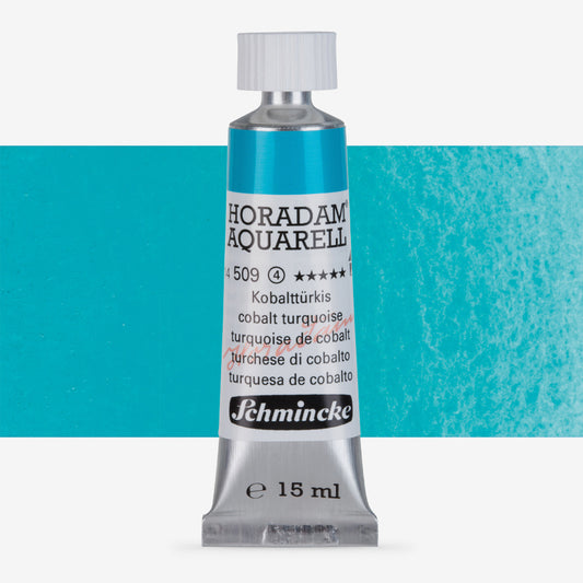 Schmincke Horadam Aquarell 15ml 509 Cobalt Turquoise