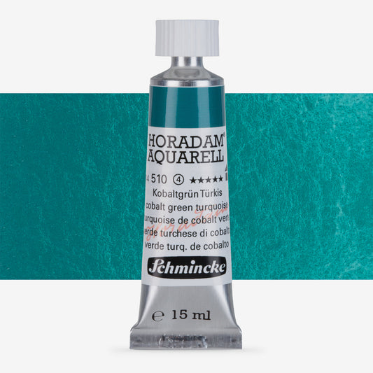 Schmincke Horadam Aquarell 15ml 510 Cobalt Green Turquoise